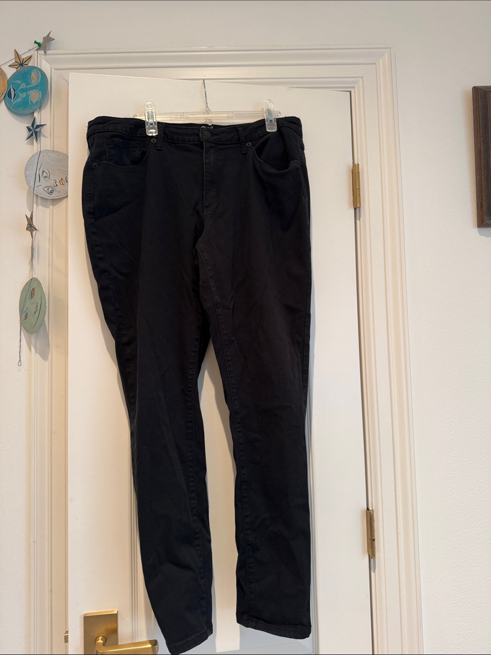 Women’s Black Stretch Casual Pants